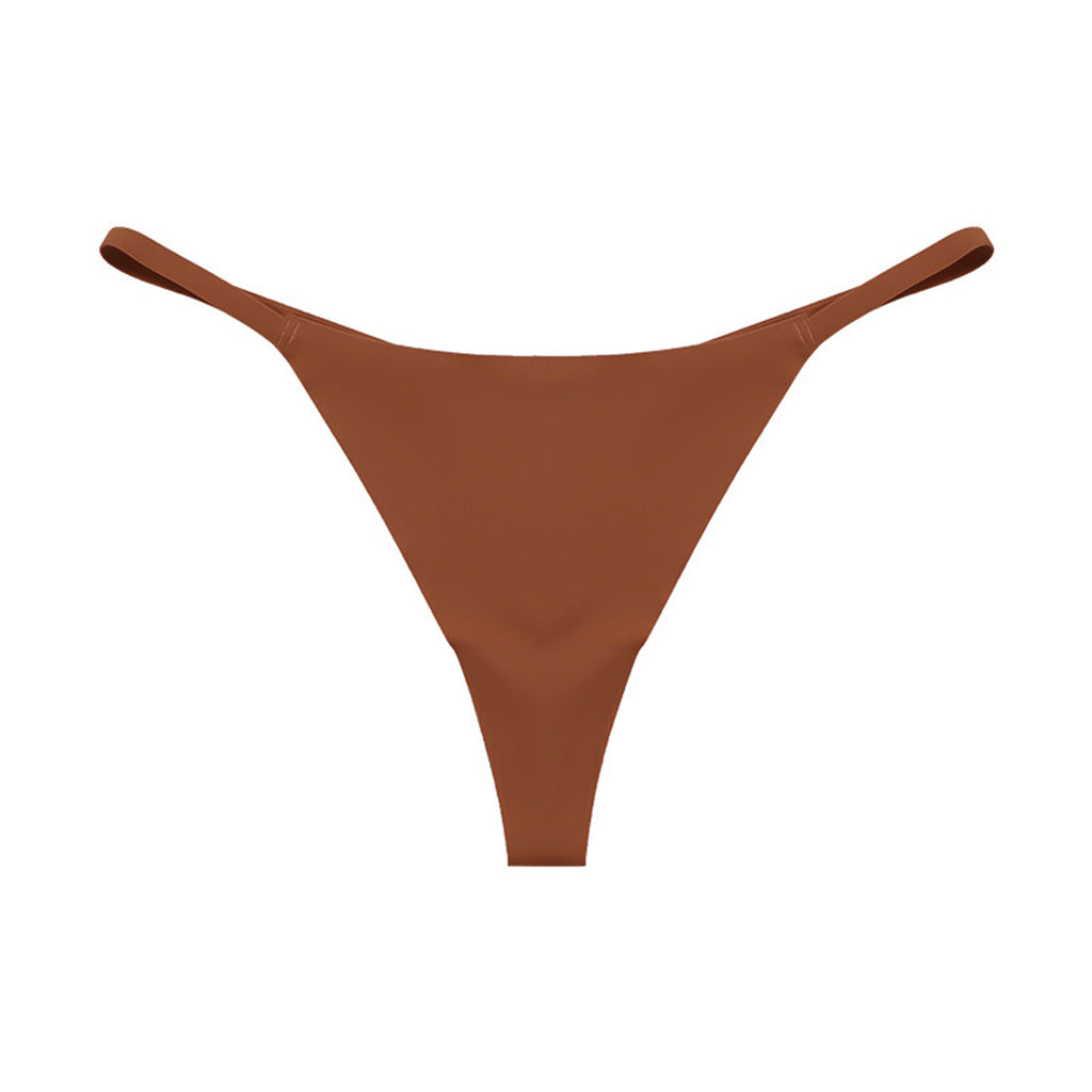 8-Pack Low Waist Seamless T-Back Panties – Ice Silk Comfort