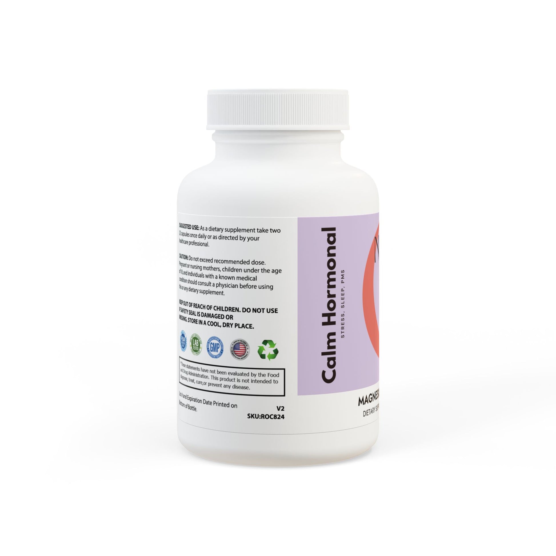 Magnesium Glycinate Supplement (60 Capsules)