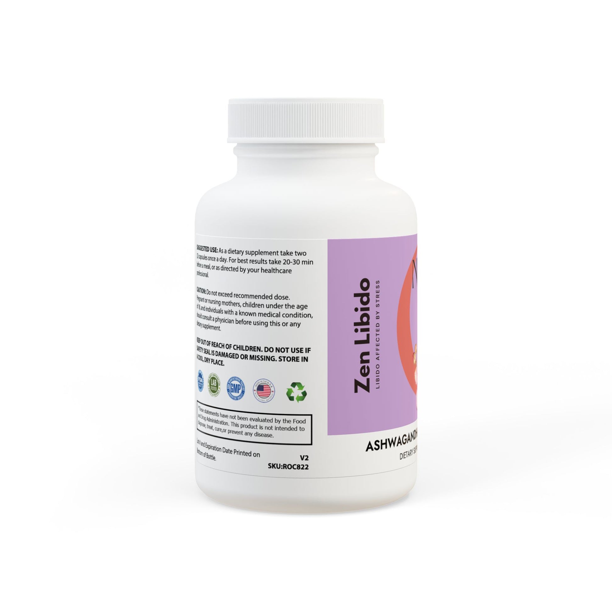 Ashwagandha and Black Pepper Supplement (60 capsules)