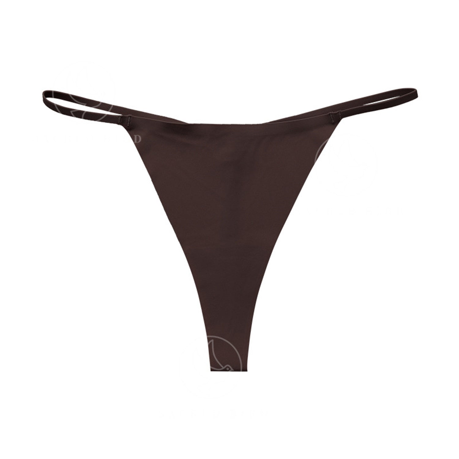 Seamless Ice Silk T-Back Panties – 5-Pack