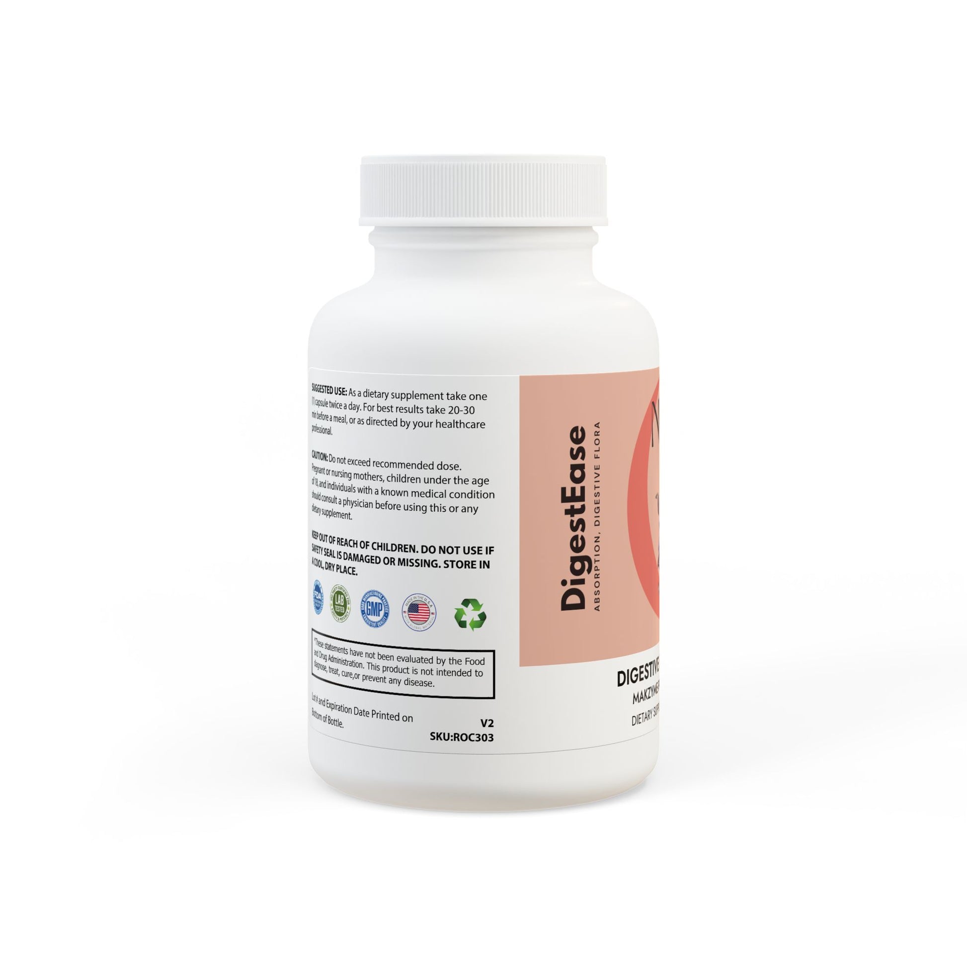 Digestive Enzyme Blend Supplement (60 Capsules)