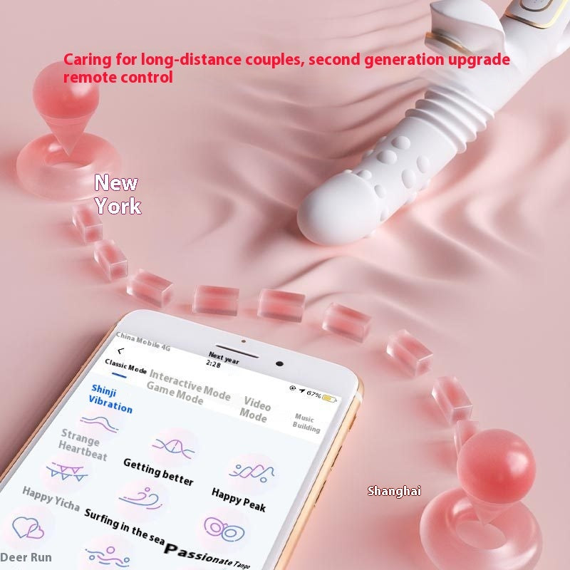 Female Remote Control Telescopic Toy