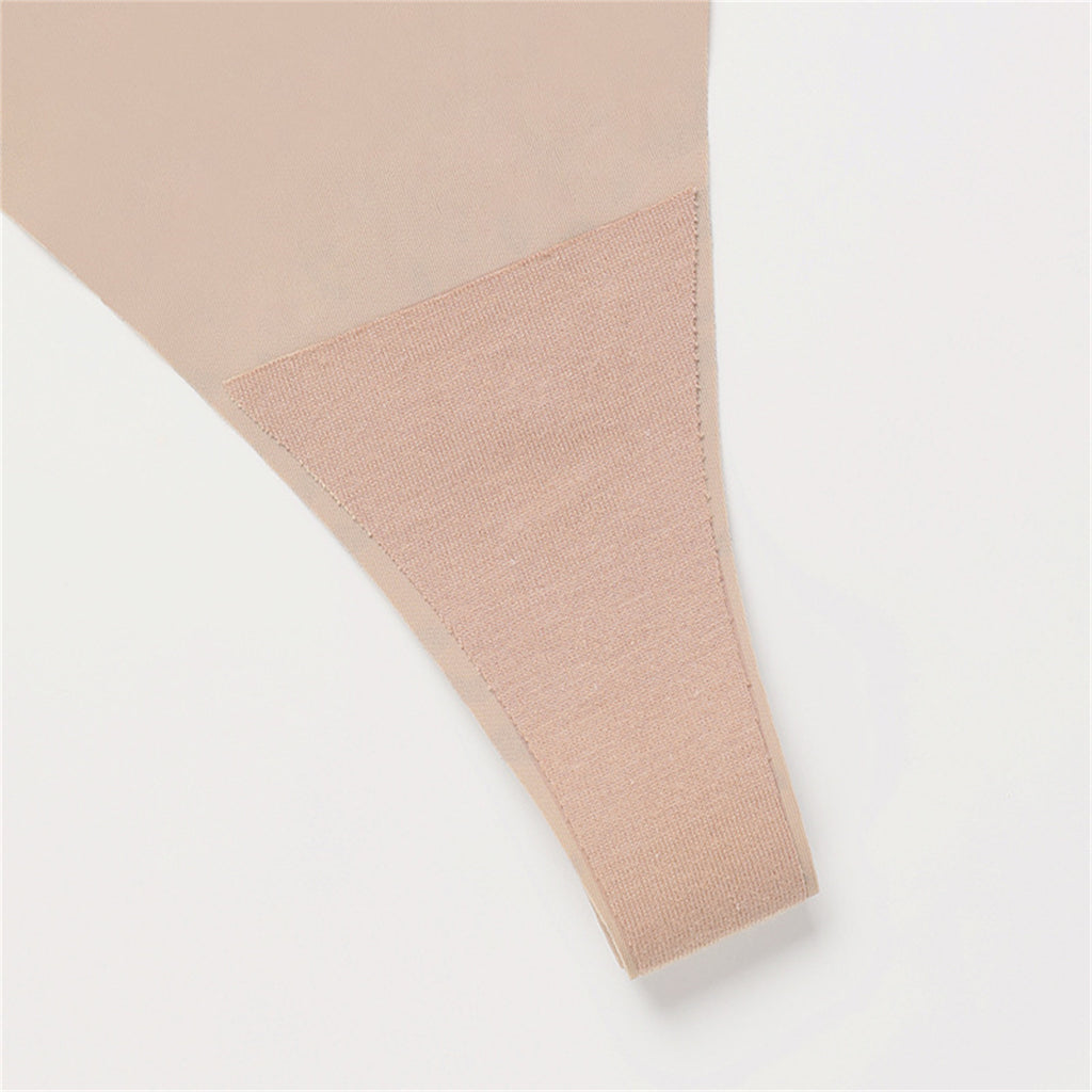 Seamless Ice Silk T-Back Panties – 5-Pack