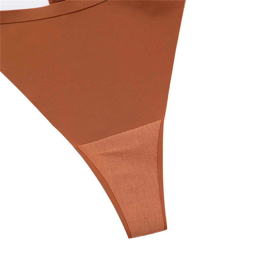 8-Pack Low Waist Seamless T-Back Panties – Ice Silk Comfort