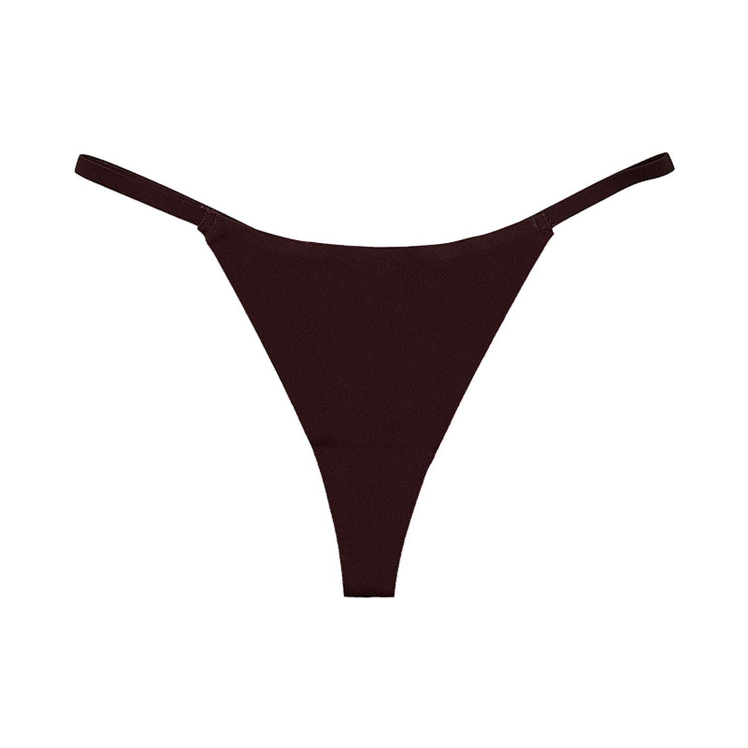 8-Pack Low Waist Seamless T-Back Panties – Ice Silk Comfort