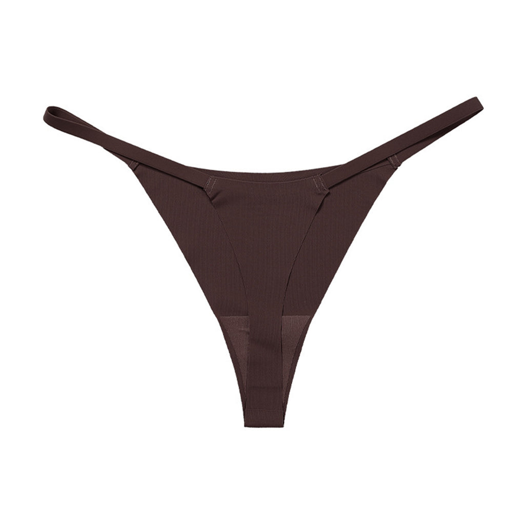 8-Pack Low Waist Seamless T-Back Panties – Ice Silk Comfort