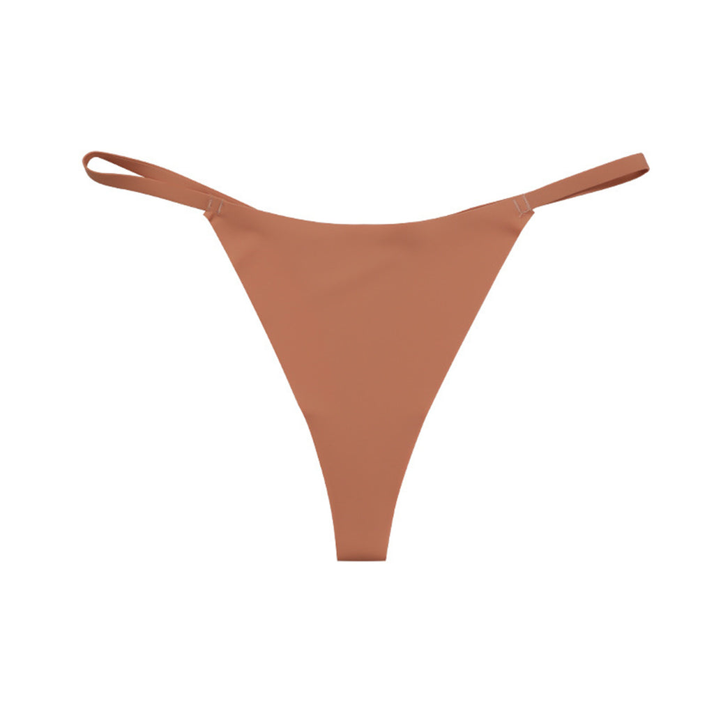 8-Pack Low Waist Seamless T-Back Panties – Ice Silk Comfort